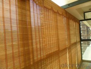 China supplier mannual bamboo curtain for blackout