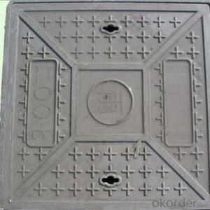 B125 Ductile iron Round Recessed Manhole Cover &amp; Frame