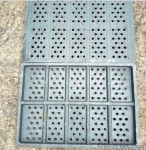 Ductile Iron Manhole Cover D400 C250 with  New Style EN124 Standard System 1
