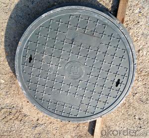 Ductile Iron Manhole Covers of Grey D400 with New Style in China System 1