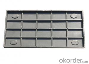 Ductile Iron Manhole Covers D400 B125 for Industry  and Mining with Competitive Price in China System 1