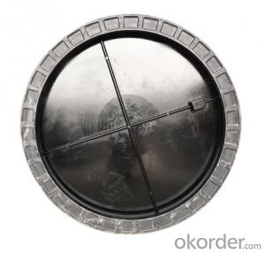 Ductile Iron Manhole Cover B125 D400 with Competitive Price in China System 1