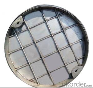Cast ductile iron manhole cover for mining and industry EN124