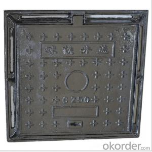 EN 124 ductile iron manhole cover with high quality for industry and construction System 1
