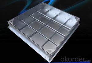 EN 124 ductile iron manhole covers with high quality for industry and construction System 1