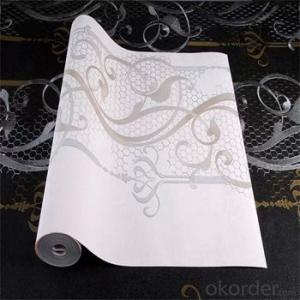 Beautiful High Foamed Non-Woven Wallpaper for TV Setting Wall System 1