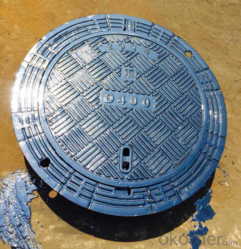 OEM Ductile Iron Manhole Cover D400 B125 for Industry and Mining with Competitive Price System 1