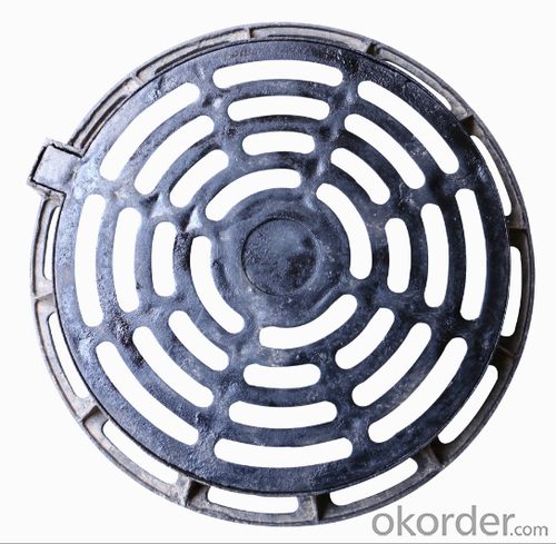 Square and Round Ductile Iron Manhole Cover with High Quality System 1