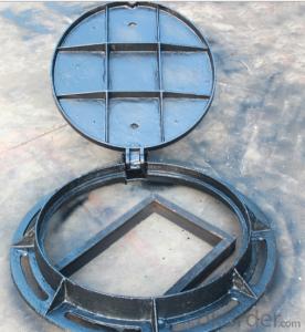 New style ductile iron manhole covers for industy and mining EN124 in China System 1