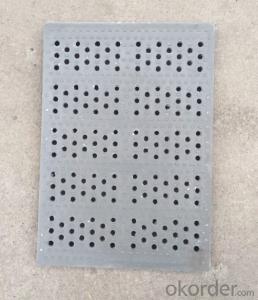 Cast Ductile Iron Manhole Covers with EN124 Standard D400 and B125 System 1