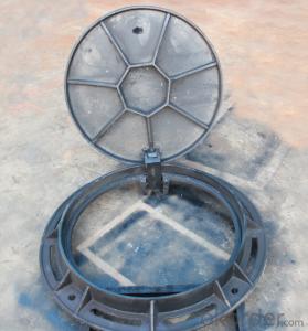 Ductile Iron Manhole Covers C250 B125 with Competitive Prices EN124 Standard System 1
