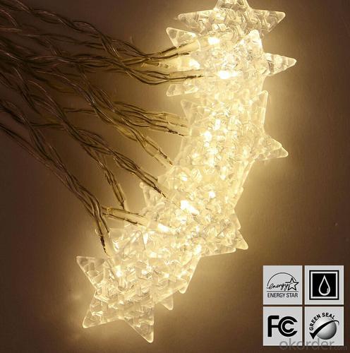 Chinese Style Warm White Star Led String Lights for Outdoor Indoor Wedding Home Decoration System 1