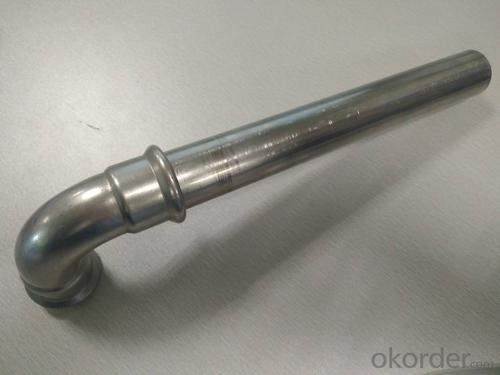 Stainless Steel Sanitary Fitting 90deg Elbow with Pipe 28mm 316L System 1