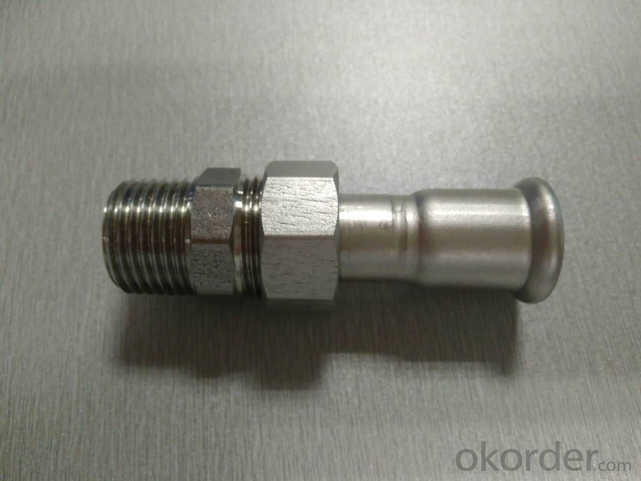 Stainless Steel Sanitary Fitting Male Union Adaptor 15mm M Profile 304
