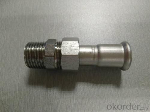Stainless Steel Sanitary Fitting Male Union Adaptor 15mm M Profile 304 System 1