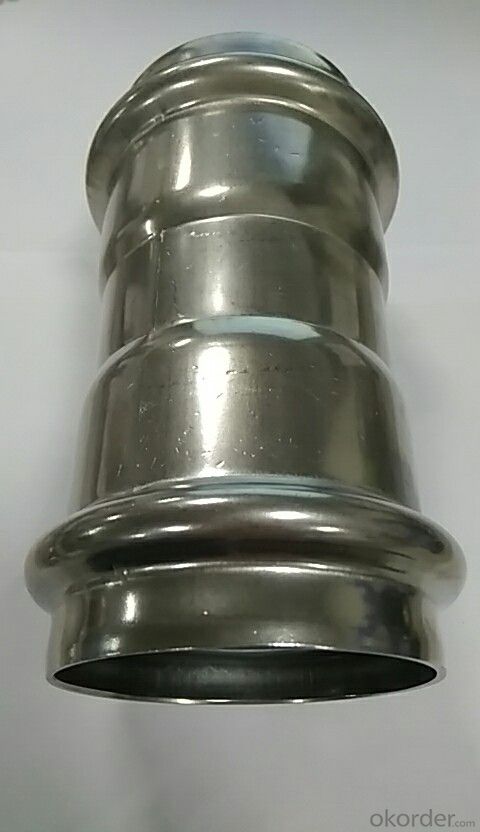 Stainless Steel Sanitary Fitting Coupling 88.9mm V Profile 304 System 1