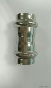 Stainless Steel Sanitary Fitting Coupling 22mm V Profile 304