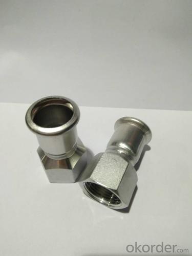 Stainless Steel Sanitary Fitting Female Coupling DN20x3/4 M Profile 304 System 1