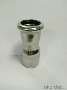 Stainless Steel Sanitary Fitting Plane End Reducer 28x22mm M Profile 304