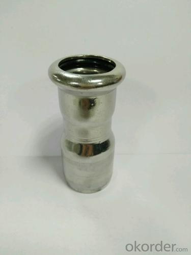 Stainless Steel Sanitary Fitting Plane End Reducer 28x22mm M Profile 304 System 1