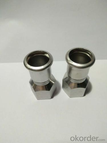 Stainless Steel Sanitary Fitting Female Coupling DN15x1/2 M Profile 304 System 1