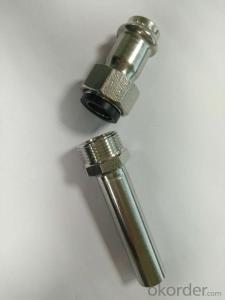 Stainless Steel Sanitary Fitting Union Adaptor with Pipe End DN15 V Profile 304