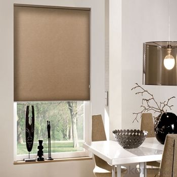 New Sunscreen Fabric Roller Shangri-la Blind Curtains In Shading System 1