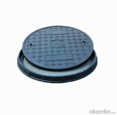 EN124 High Quality Sewage Ductile and Casting Iron Manhole Cover System 1