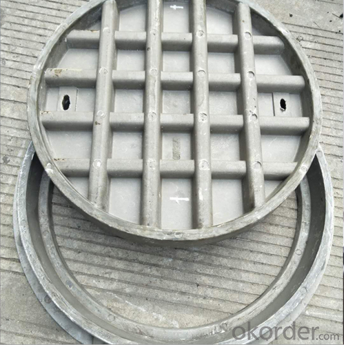 Casting Ductile Iron Manhole Cover D400  for Mining with Competitive Price in Hebei System 1