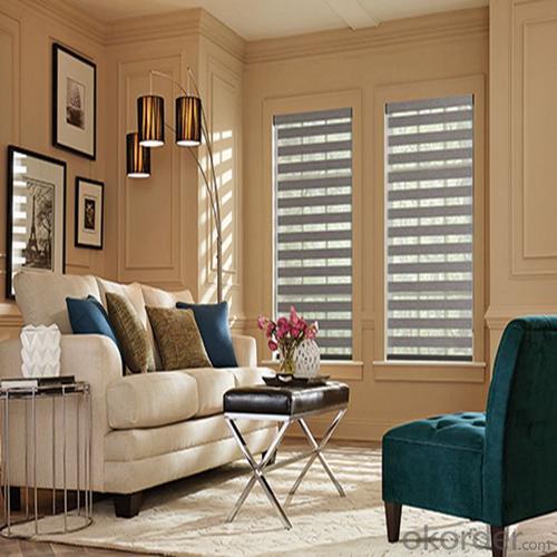 Decorative Valances Double Roller Window Blinds System 1