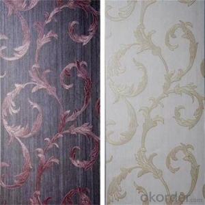 New Flower Design pvc Wallpaper for Home Decoration Deep Embossed Wallpapers Wall Paper
