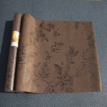 Luxury Vinyl Damask Flower Living Room 3d Wallpaper System 1