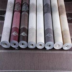 Damascus Pattern Living Room Nonwoven 3D Embossing Wallpaper System 1