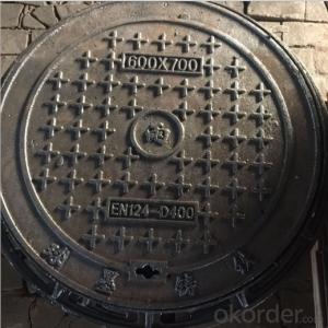 cast ductile iron manhole cover for mining and industry OEM in China