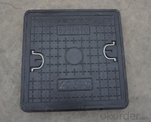 Casting Ductile Iron Manhole Covers D400 B125 with Competitive Price in China