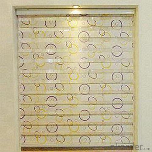 Print Double Swag Shower Window Blinds Curtains System 1