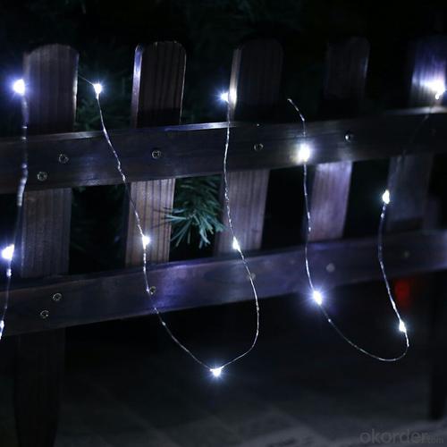 Outdoor Indoor Cold White Copper Wire String Lights for Wedding Party Home Decoration System 1