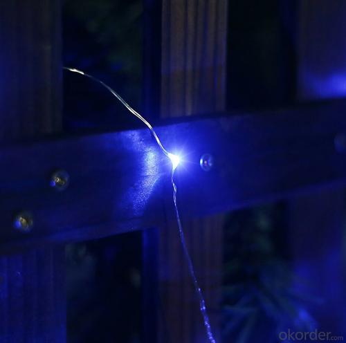 Chinese Style Blue Copper Wire String Lights for Outdoor Indoor Christmas Party Bar Decoration System 1