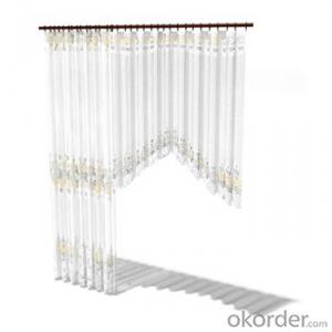 Roller Curtain with Decorative Beads for Windows and Home