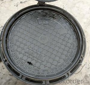 Casting Iron Manhole Cover C250 B125 with New Style System 1