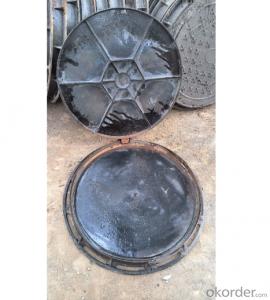 Ductile Casting Iron Manhole Cover with Square or Round EN124