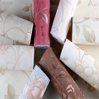 Wall Paper Low Price Stylish Simple Korean Embroidery Wallpaper System 1