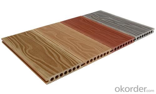 WPC outdoor wood plastic floor (hollow) roof / terrace outdoor decorative floor System 1