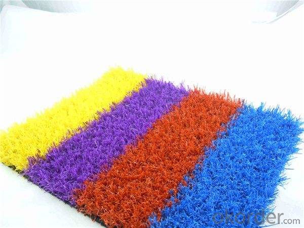 Natural colourful artificial grass for landscape