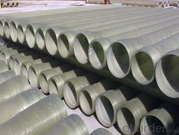 Glass Fiber Reinforced Polymer Pipe Low friction coefficient made in China of different styles System 1