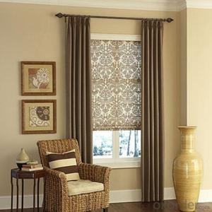 Folding Vertical Feather And Fabric Blinds System 1