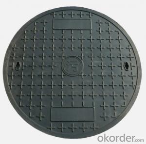 Cast Ductile Iron Manhole Covers D400 B125 with Frame in China System 1