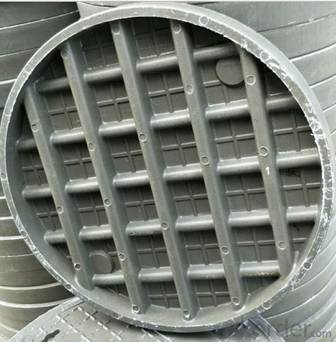 Cast Ductile Iron Manhole Covers C250 for Mining with Frame in Hebei System 1