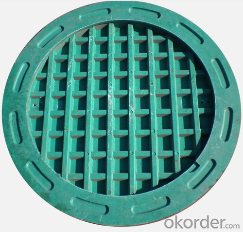 Industry Used Casting Ductile Iron Manhole Cover EN124 System 1