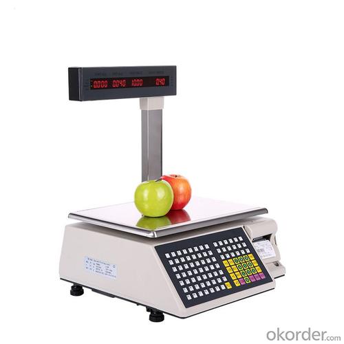 supermarket barcode label scales for sale System 1